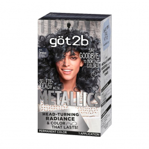 Tintas Got2B Permanentes e Metálicas para Cabelo: Aço Fumado - Smokey Steel