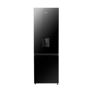 Geleira 350L 2 Portas WD Hisense Glass A+, Vidro Preto