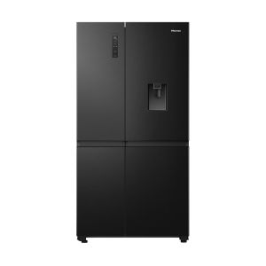 Geleira Hisense 631L  2 Portas Premium Fridge Total No Frost Inverter, Inox Preto