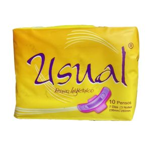 Pensos Femininos Usual, 10 un