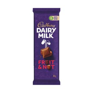 Chocolate Cadbury Fruit & Nut, 80 g