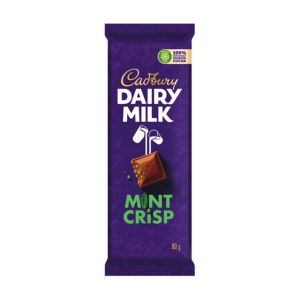 Chocolate Cadbury Mint Crisp, 80 g