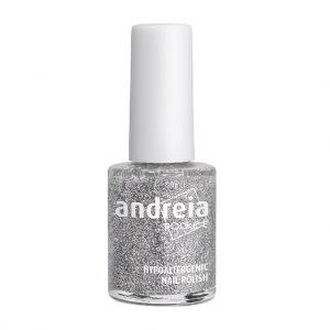 Verniz Hipoalergénico Andreia Profissional nº 60 Glitter Prateado, 10.5 ml
