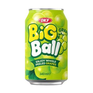 Refresco Coreano OKF Big Ball Grape, 340 ml