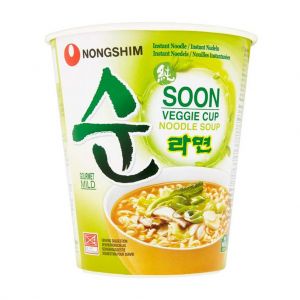 Massa Instantânea Soon Veggie Cup Mild Soup, 100 g
