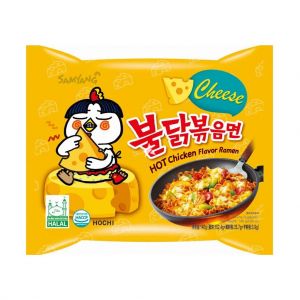 Massa Instantânea Samyang Buldak Frango Picante com Queijo, 5 x 140 g