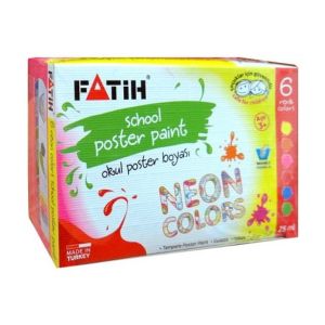 Guache Neon Fatih, 6 Unidades