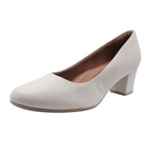 Sapato Salto Médio Piccadilly, Branco