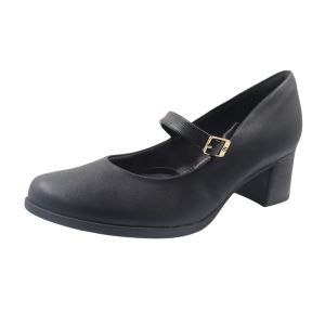 Sapato Salto Médio Piccadilly, Preto