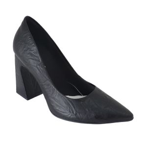 Sapato Feminino Piccadilly Salto Alto Grosso, Preto