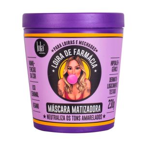 Máscara Matizadora Neutraliza Lola Cosmetics Extrato de Limão & Camomila, 230g