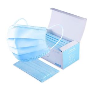 Máscara Cirúrgica Descartável Grau Médico, Azul