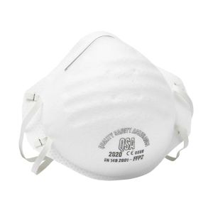 Máscaras  FFP2 Sem  Vàlvula QSA Branco, 20 Unidades