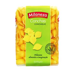 Massa Milaneza Conchas, 500 g