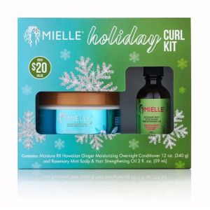 Combo de Tratamento para Crescimento e Hidratação - Mielle Organics Holiday Curl Kit