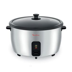 Panela de Arroz Elétrica Moulinex 20 Copos MK141D00, Cinza