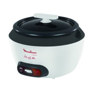 Panela de Arroz Elétrica Moulinex 2 Programas MK156125, Branco