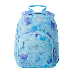 Mochila Escolar Totto, Azul Têmpera