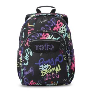 Mochila Totto Acuareles, Letry