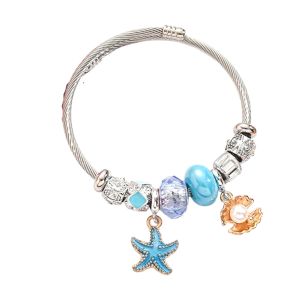 Pulseira Charmes Aço Inoxidável Plásticos Silver 88105, 18cm