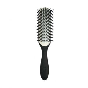 Escova Média Denman D3 Noir com Almofada Branca - Denman Medium Styling Brush Noir