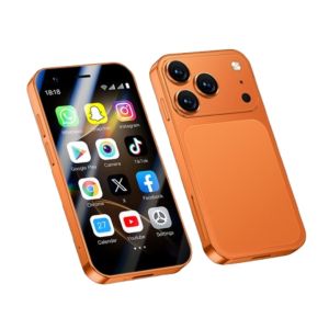 Mini Smartphone Gen&eacute;rico Iphone 17 Pro Max 512GB|8GB RAM Dual SIM, Laranja