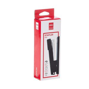 Agrafador M&eacute;dio Deli Essential 0424, Preto