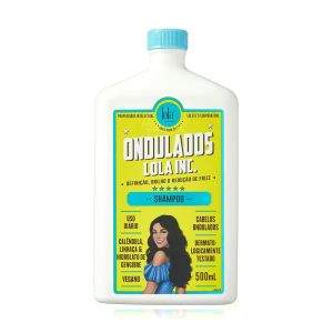 Shampoo Cabelos Ondulados Lola Cosmetics Calêndula Linhaça & Hidrolato De Gengibre, 500 ml