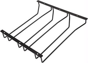 Suporte Para Copos de Vinho Cromado, 3 Linhas