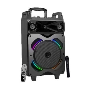 Coluna de Som Portátil Syinix Trolley 1810 40W, Preto