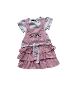 Vestido Infantil Com Blusa My Destiny 12 Meses