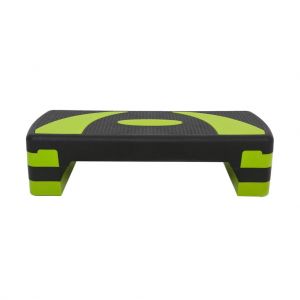 Step Board 3 Níveis Para Ginástica, Verde-escuro e Preto