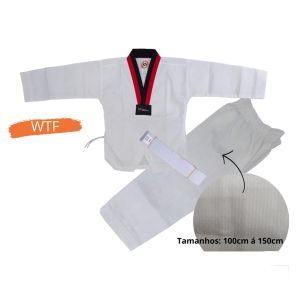Uniforme Taekwondo para Treino WTF 130cm