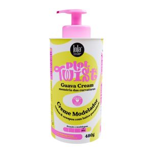Creme Modelador Plot Twist Guava Lola Cosmetics Cachos & Crespos Baixa Porosidade, 480g