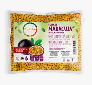 Polpa Congelada de Maracujá com Sementes, 100 g