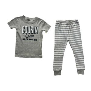 Conjunto De Pijama Infantil Carters 5 Anos, Cinza
