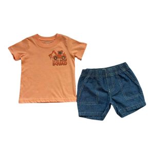 Conjunto Infantil Carters 12 a 24 Meses, Laranja