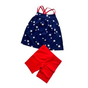 Conjunto Infantil Childrens Place 5 Anos, Azul Marinho e Vermelho
