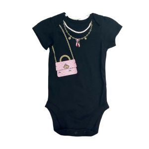Body Infantil Bundles 6 a 9 Meses, Preta