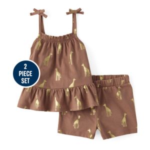 Conjunto Infantil Carters 5 Anos, Castanho