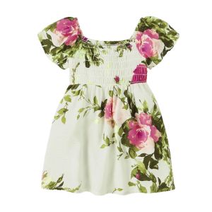 Vestido Infantil Childrens Place 3 a 5 Anos, Branco