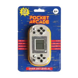 Jogo Retrô LCD Pocket Arcade – 23 Jogos, 6+ Anos