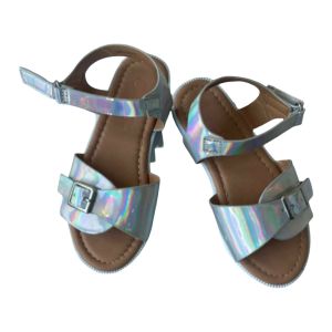 Sandália Infantil Nanette Lepore Tamanho 11, Cinza