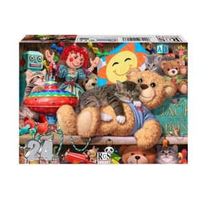 Puzzle RGS Kitten in Toy Cupboard, 24 pcs