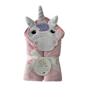 Toalha Infantil Bebe Calin 30x30, Rosa