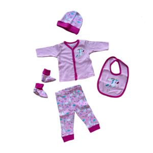 Conjunto Infantil Sweet & Soft 3 Meses, Rosa