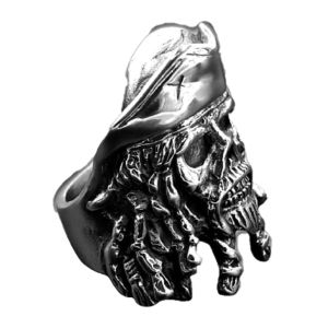 Anel Masculino Inox Silver 12241,Tamanho: 8