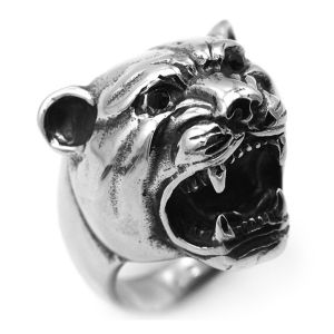 Anel Masculino Inox Silver 12246, Tamanho: 10