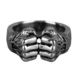 Anel Masculino Inox Silver 12254, Tamanho: 8