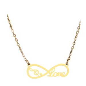 Colar Feminino Inox Dourado 20358